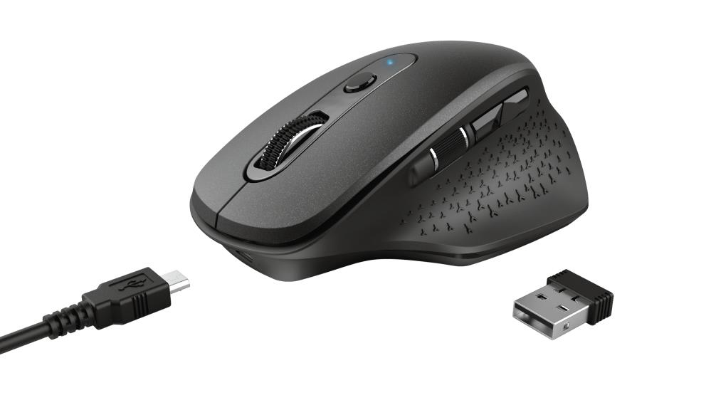 MOUSE USB OPTICAL WRL/OZAA BLACK 23812 TRUST - Image 3