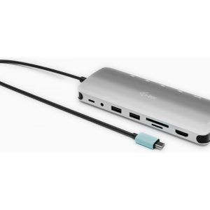 I-TEC USB-C Metal Nano Dock 3xDisplay+PD