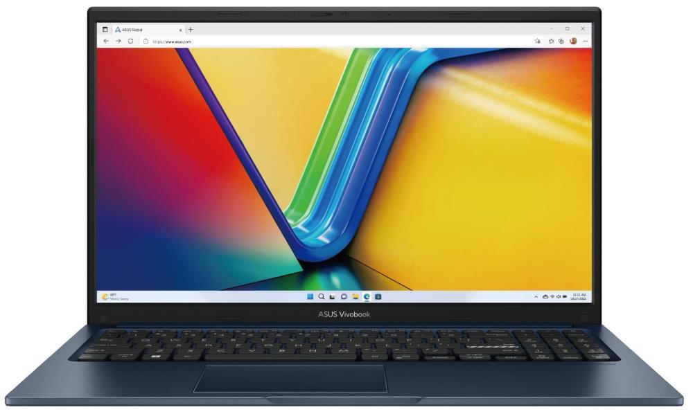 Notebook|ASUS|VivoBook Series|F1504VA-BQ140W|CPU Intel Core 5|120U|1.4 GHz|15.6 "|1920x1080 pixels|RAM 16 GB|DDR4-SDRAM|SSD 1000 GB|On-board graphics Yes|Keyboard language English|OS installed Windows 11 Home|Colour Blue|Weight 1700 g|90NB13Y1-M00Y30 - Pilt 3