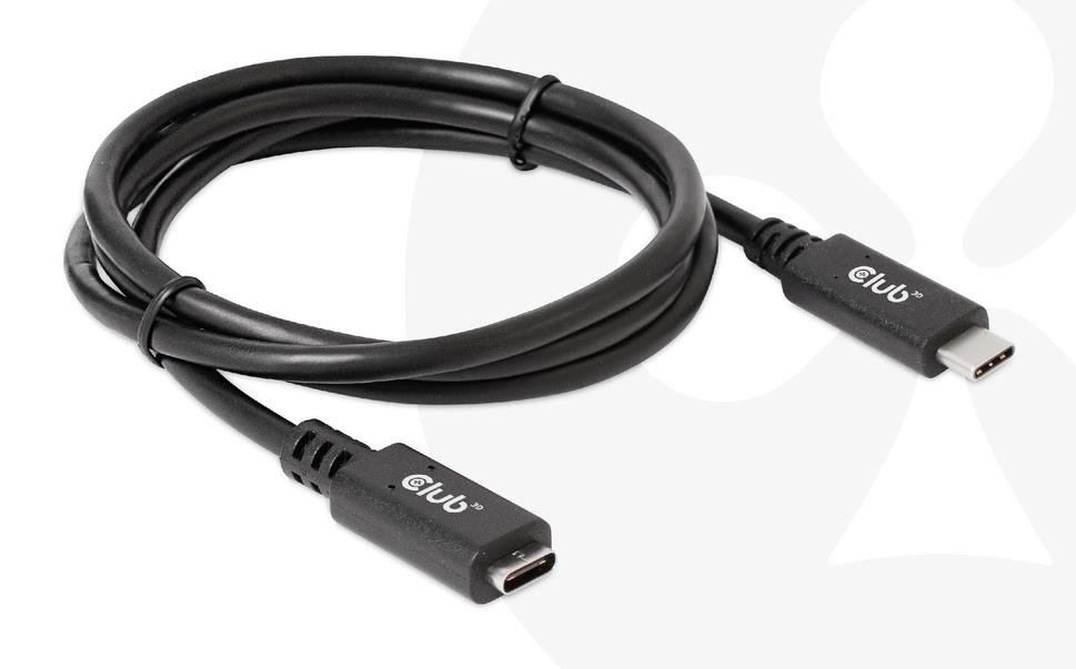 CABLE USB-C TO USB-C 1M/M/F CAC-1531 CLUB3D - Image 5