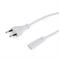 CABLE POWER EU 1.8M/WHITE PC-184/2-W GEMBIRD - Pilt 2