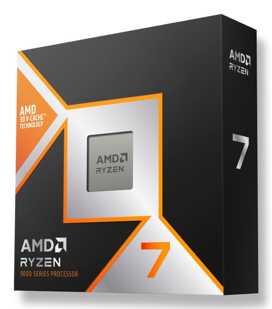 CPU|AMD|Desktop|Ryzen 7|R7-9800X3D|Granite Ridge AM5|4700 MHz|Cores 8|96MB|Socket SAM5|120 Watts|GPU Radeon|BOX|100-100001084WOF - Image 3