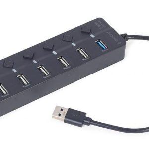 I/O HUB USB3 7PORT/UHB-U3P1U2P6P-01 GEMBIRD