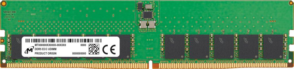 Server Memory Module|MICRON|DDR5|32GB|UDIMM/ECC|5600 MHz|CL 46|1.1 V|MTC20C2085S1EC56BR - Pilt 3