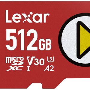 MEMORY MICRO SDXC 512GB UHS-I/PLAY LMSPLAY512G-BNSNG LEXAR