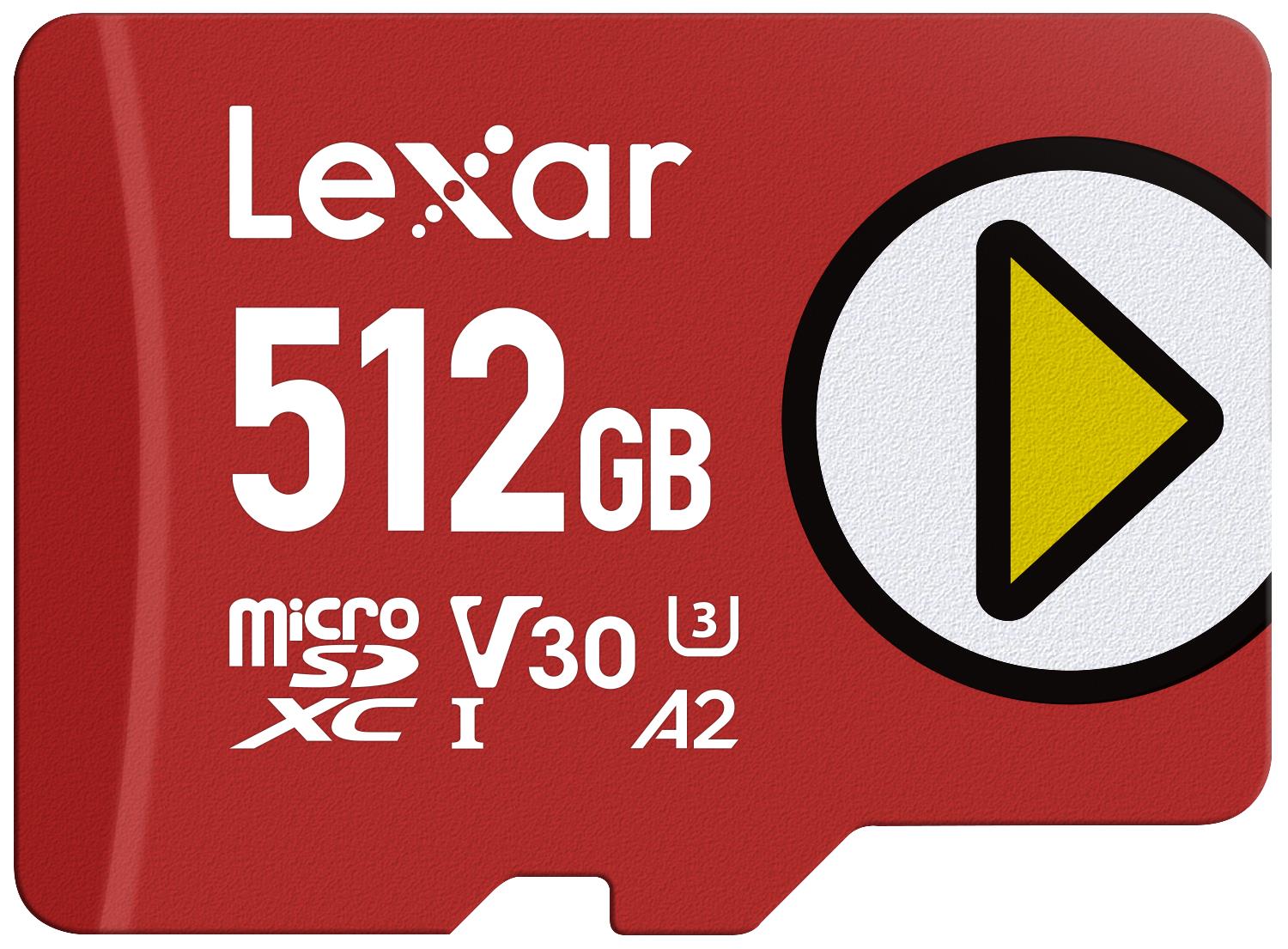 MEMORY MICRO SDXC 512GB UHS-I/PLAY LMSPLAY512G-BNSNG LEXAR