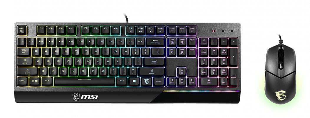 KEYBOARD +MOUSE/VIGOR GK30 COMBO US MSI