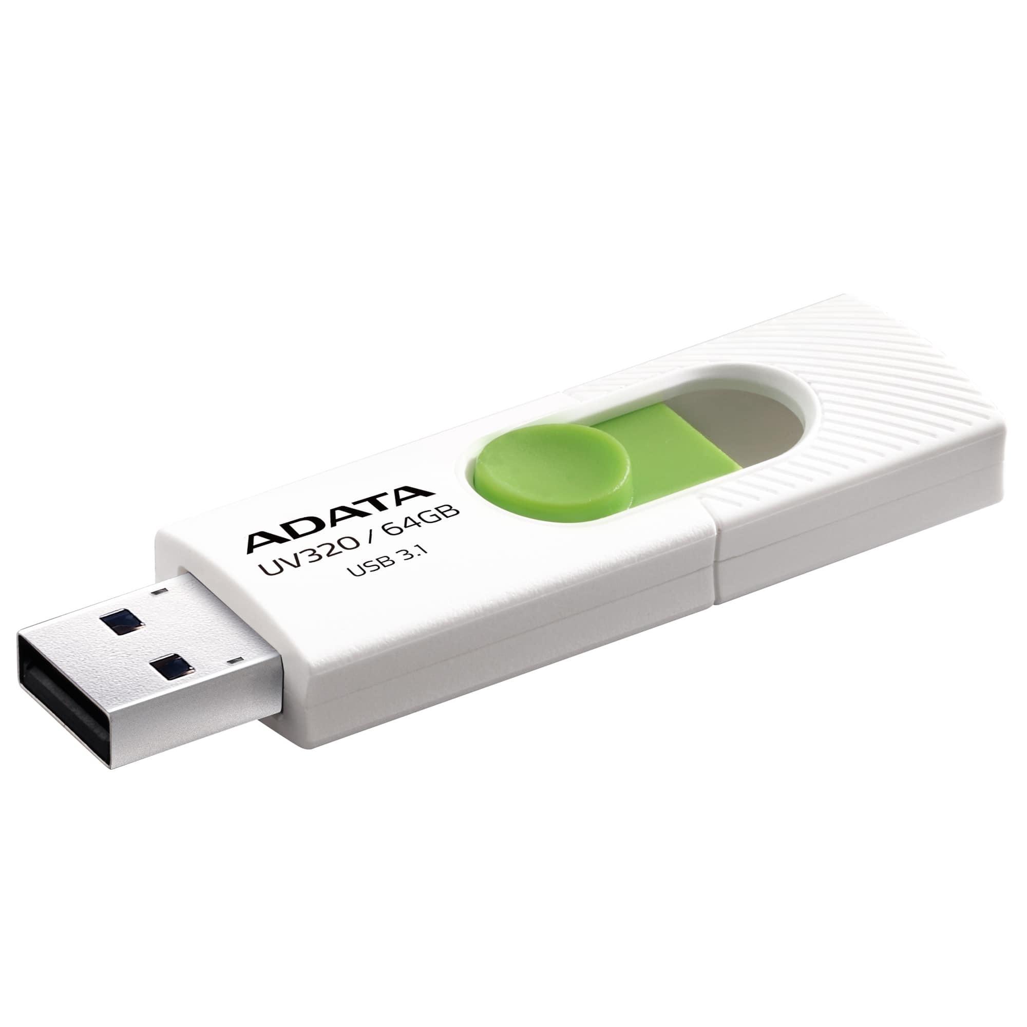 MEMORY DRIVE FLASH USB3.1 64GB/WHITE AUV320-64G-RWHGN ADATA - Image 3