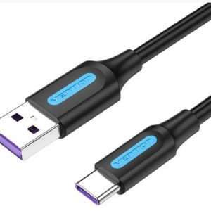 CABLE USB-C TO USB2.0/2M BLACK CORBH VENTION