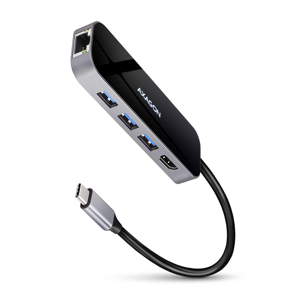 I/O HUB USB-C 6IN1/0.2M HMC-6GL AXAGON — изображение 3