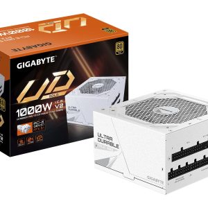 Power Supply|GIGABYTE|UD1000GM PG5 ICE|ATX 3.1|1000 Watts|Efficiency 80 PLUS GOLD|PFC Active|MTBF 100000 hours|GP-UD1000GMPG5ICE