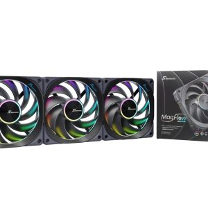 CASE FAN 120MM ARGB/3-PACK MAGFLOW-ARGB-3 SEASONIC