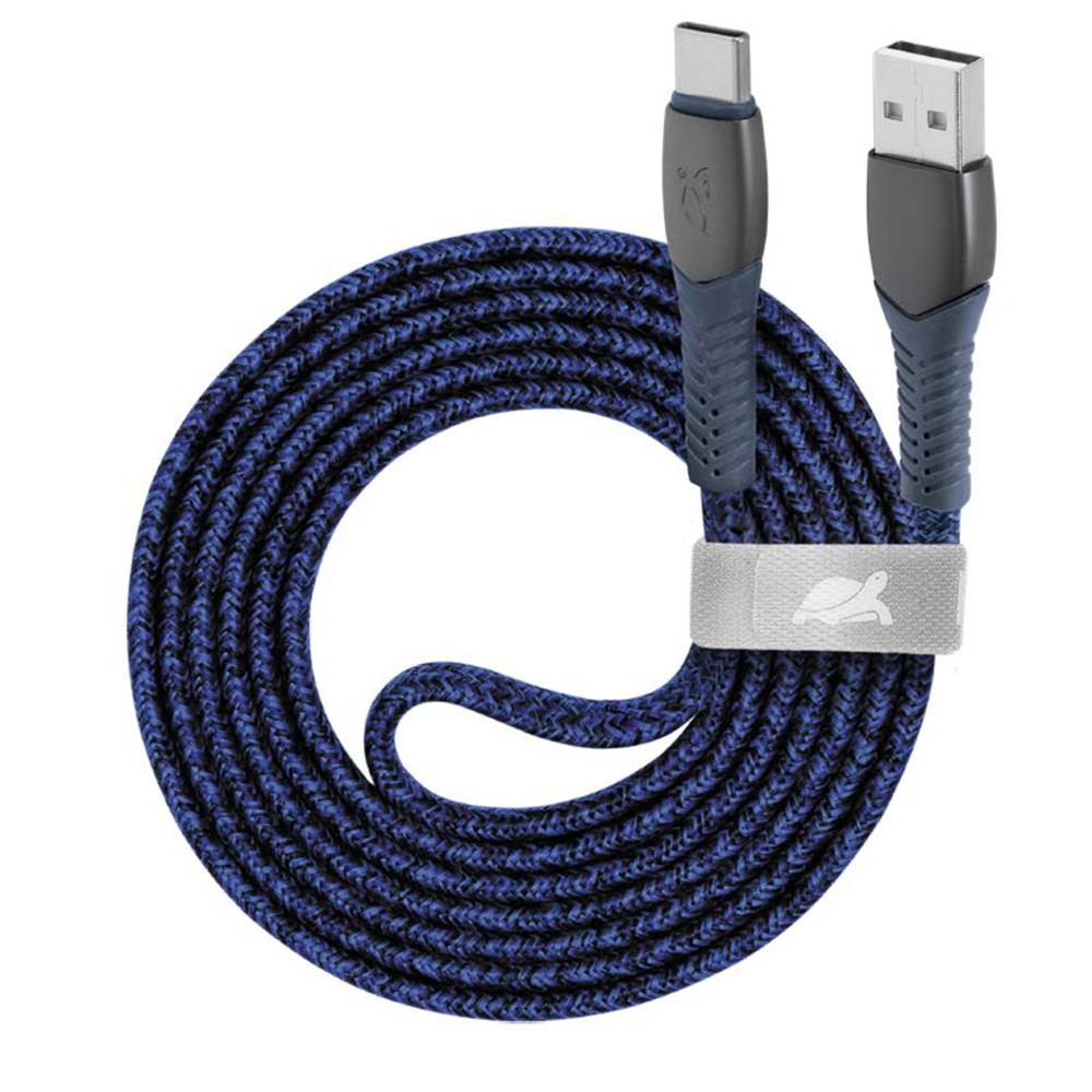 CABLE USB-C TO USB2.0 1.2M/BLUE PS6102 BL12 RIVACASE - Image 3