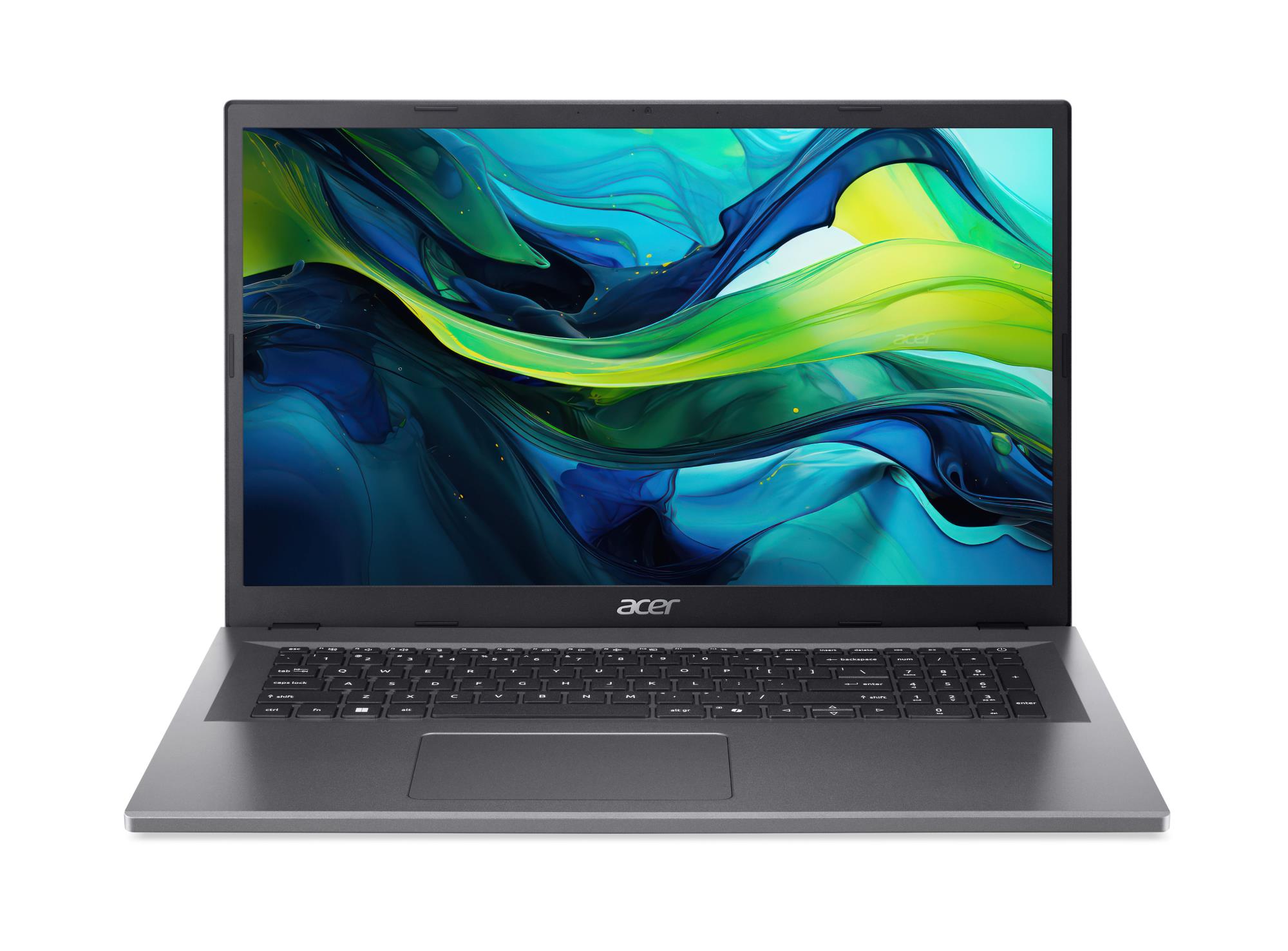 Notebook|ACER|Aspire|Go 17|CPU Intel® N|N150|17.3 "|1920 x 1080 pixels|RAM 16 GB|LPDDR5-SDRAM|SSD 512 GB|Discrete graphics Not available|On-board graphics Yes|Keyboard language English|OS installed Windows 11 Home|Colour Grey|Weight 2.035 kg|NX.J45EL.005 - Pilt 5