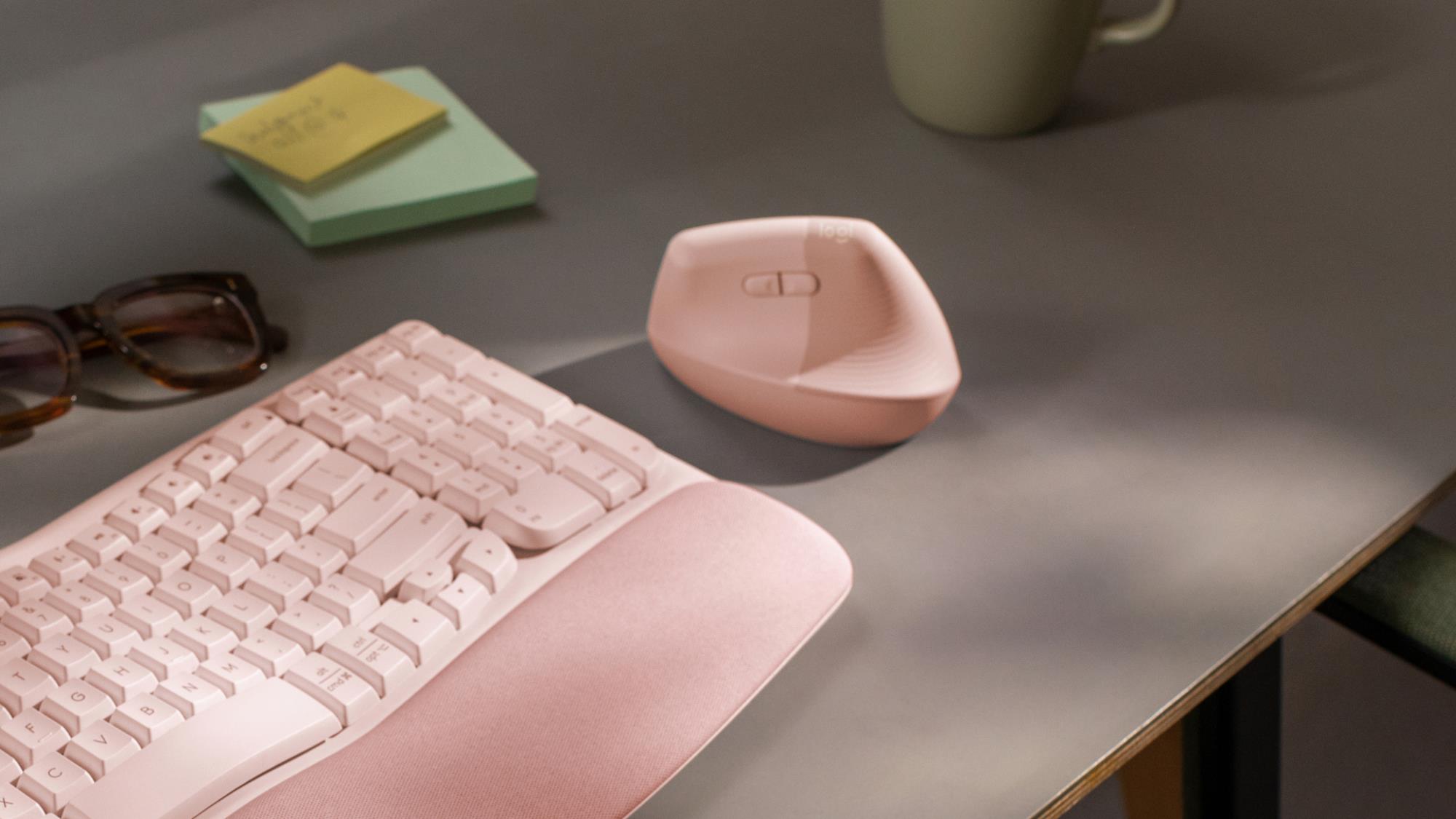 MOUSE USB WRL LIFT RIGHT/ROSE 910-006478 LOGITECH — изображение 3