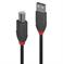 CABLE USB2 A-B 0.2M/ANTHRA 36670 LINDY - Pilt 4