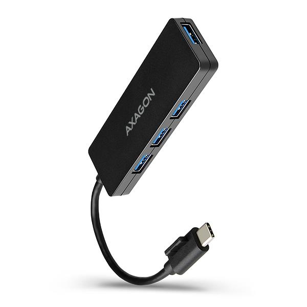 I/O HUB USB-C 4PORT SLIM/0.14M HUE-G1C AXAGON - Pilt 3