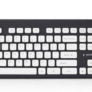 KEYBOARD CHOCOLATE USB ENG/BLACK KB-CH-01 GEMBIRD