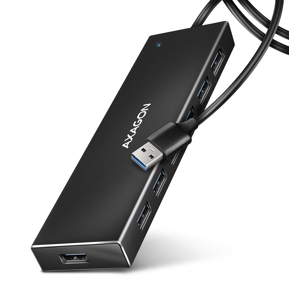 I/O HUB USB3.2 7PORT FLAT/1M HUE-F7A AXAGON - Image 3