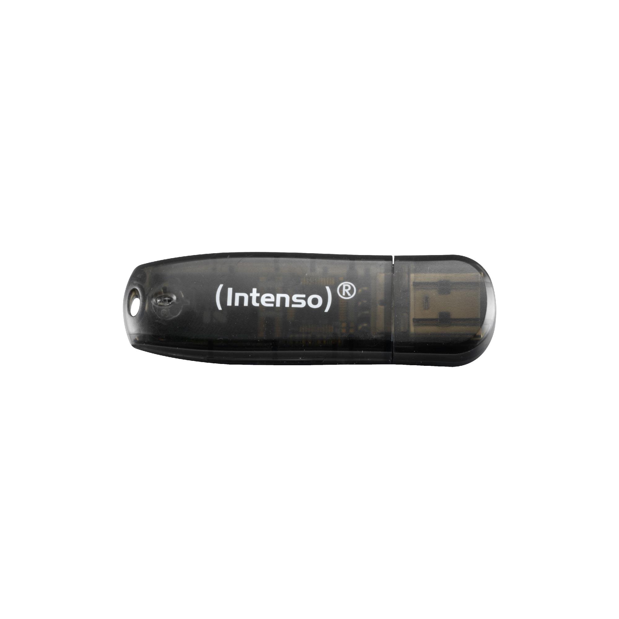 MEMORY DRIVE FLASH USB2 16GB/BLACK 3502470 INTENSO - Pilt 5