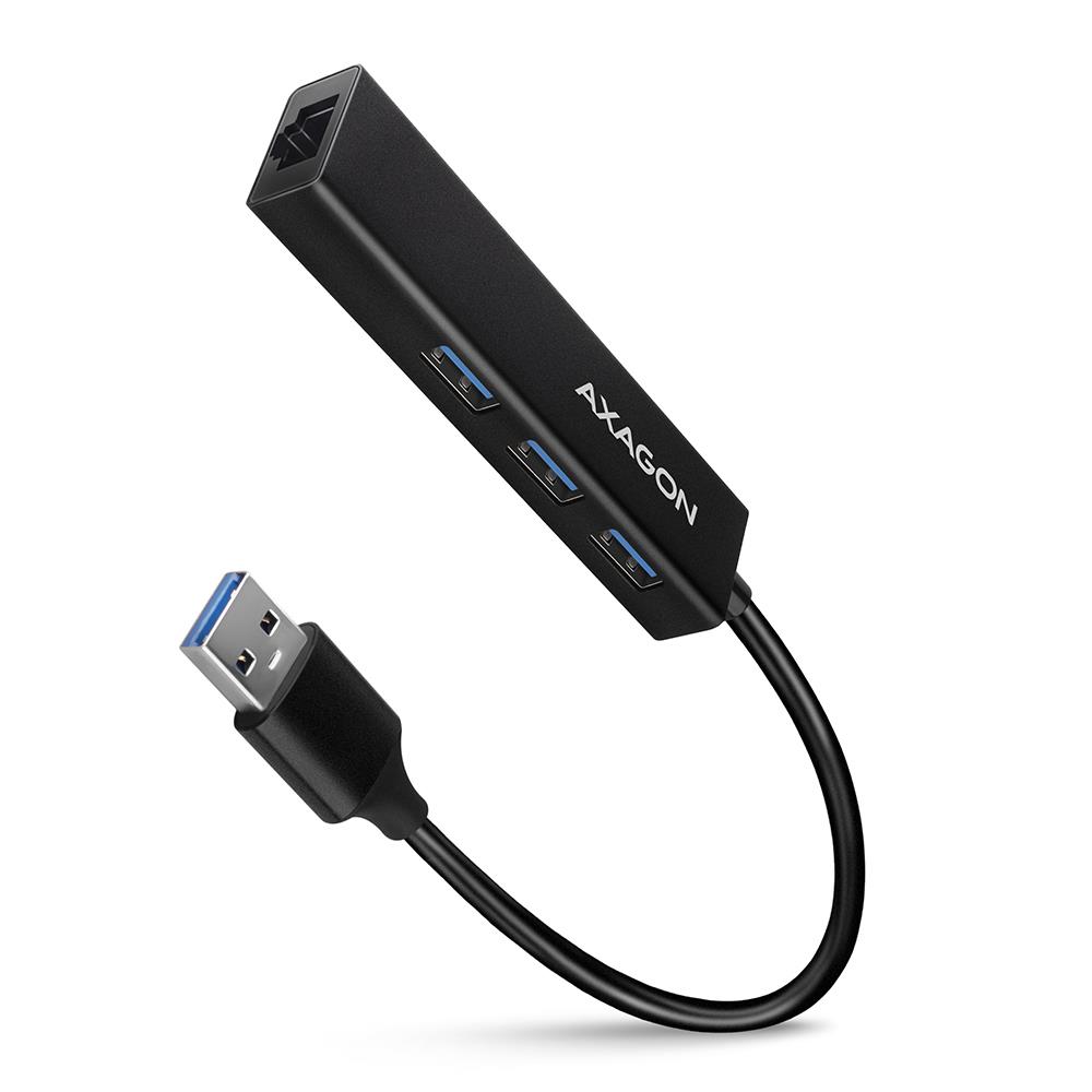 I/O HUB USB3.2 3PORT GLAN/0.2M HMA-GL3A AXAGON — изображение 3