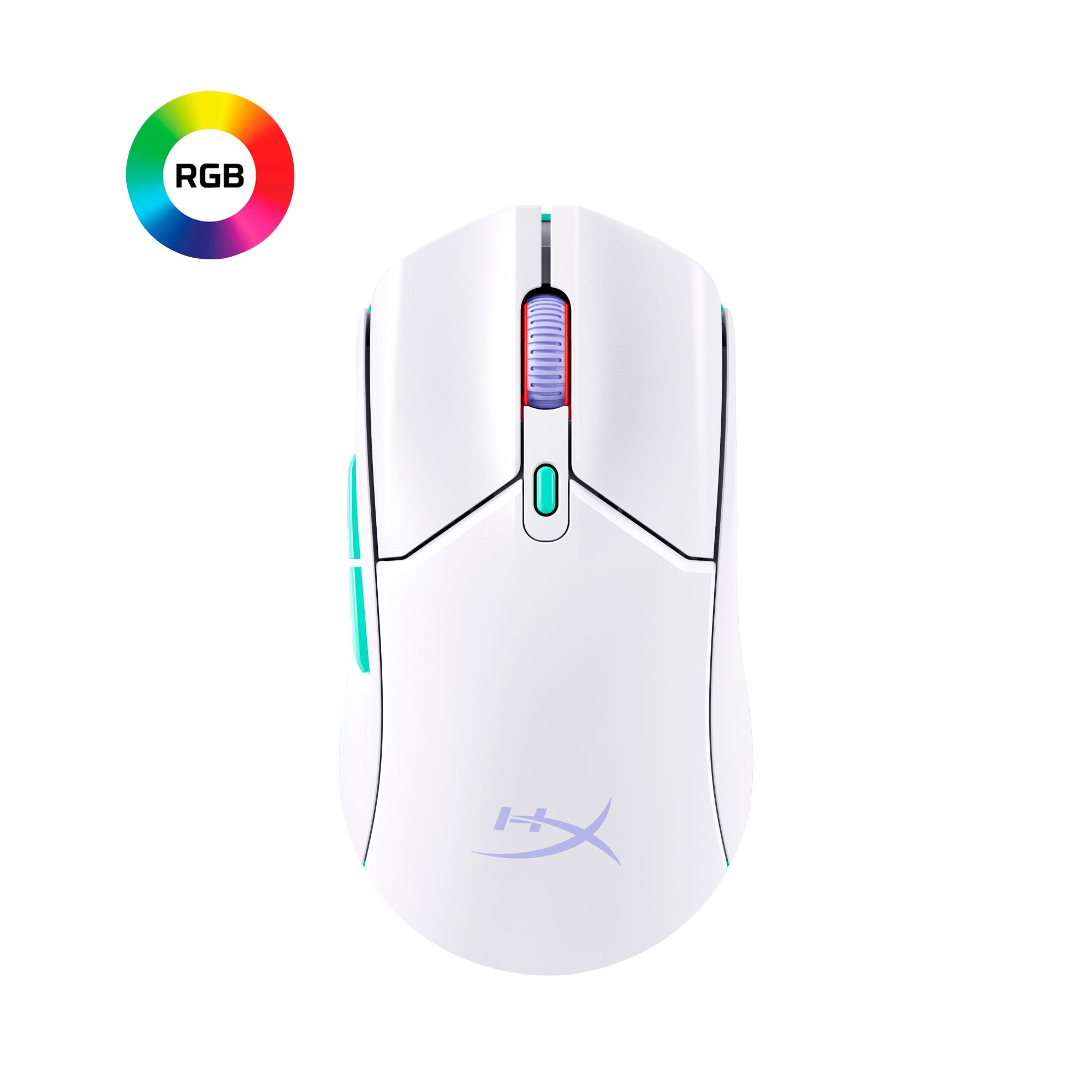 MOUSE USB OPTICAL HYPERX PF/HAS2 WL WHT 8R2E7AA HYPERX - Pilt 57