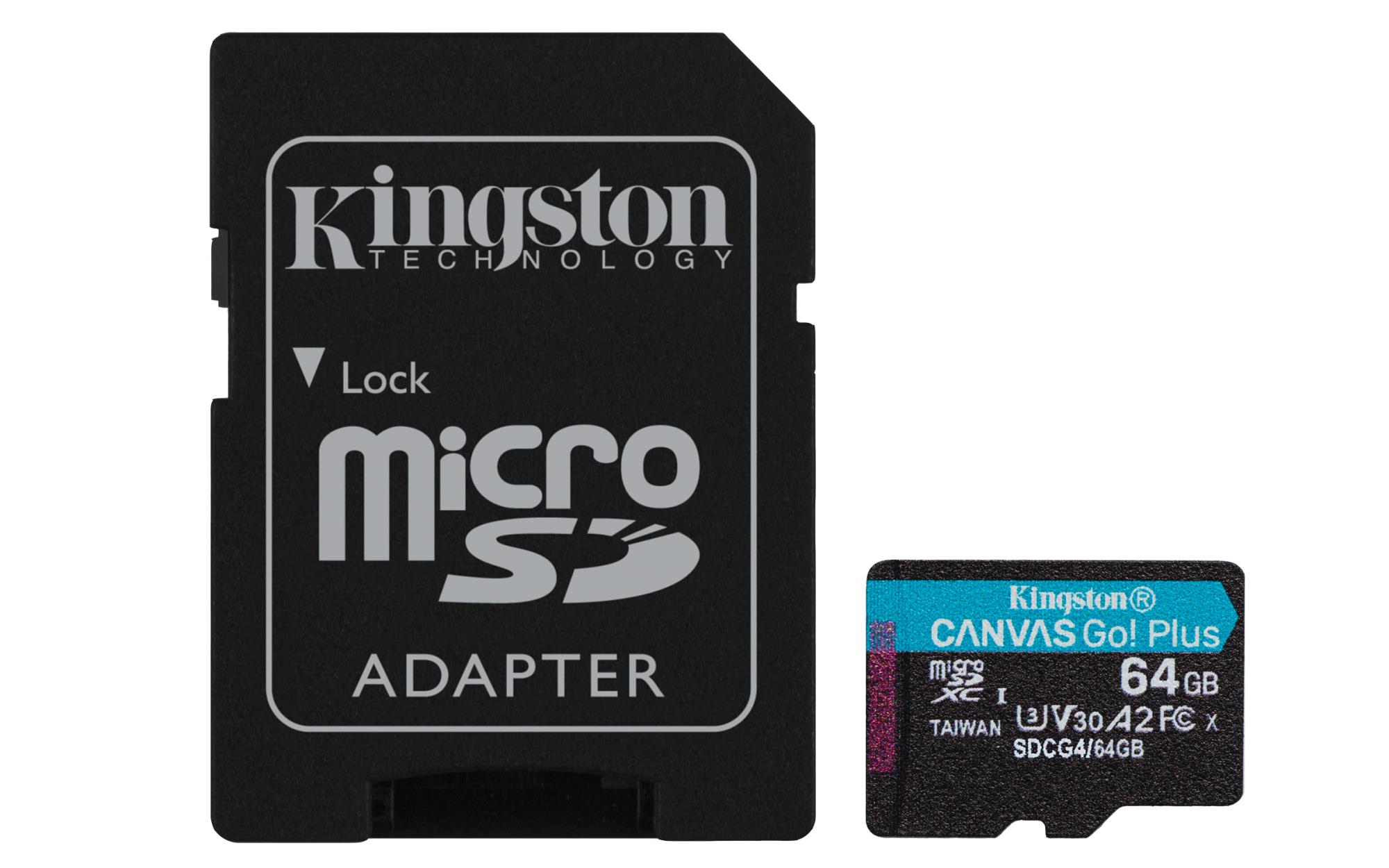 MEMORY MICRO SDXC 64GB UHS-I/W/ADAPTER SDCG4/64GB KINGSTON - Pilt 3
