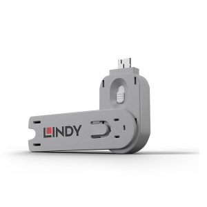 USB PORT BLOCKER KEY/WHITE 40624 LINDY
