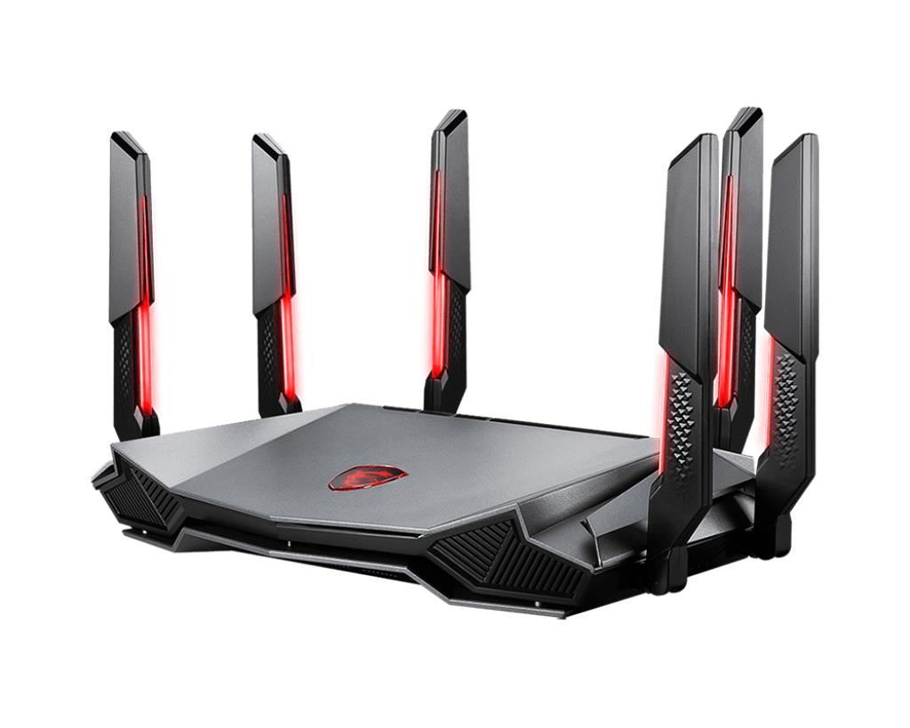 Wireless Router|MSI|Wireless Router|6600 Mbps|IEEE 802.11a|IEEE 802.11b|IEEE 802.11g|IEEE 802.11n|IEEE 802.11ac|IEEE 802.11ax|USB 3.0|4x10/100/1000M|1x2.5GbE|LAN WAN ports 1|GRAXE66 - Image 3