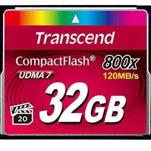 MEMORY COMPACT FLASH 32GB/800X TS32GCF800 TRANSCEND