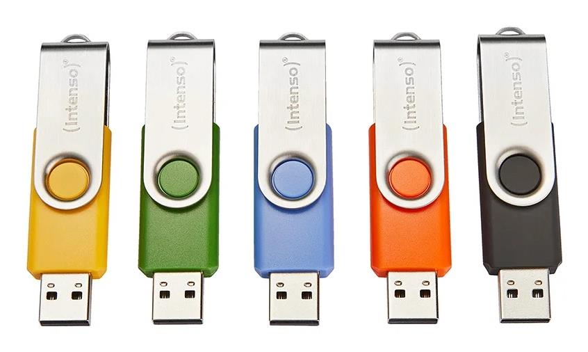 MEMORY DRIVE FLASH USB2 5X16GB/MULTIPACK 3503575 INTENSO - Pilt 5