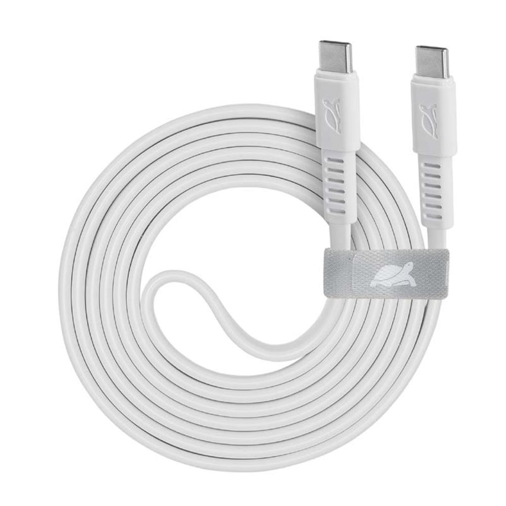 CABLE USB-C TO USB-C 1.2M/WHITE PS6005 WT12 RIVACASE - Pilt 3