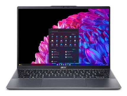 Notebook|ACER|Swift GO 14|CPU AMD RyzenT 5|8645HS|4.3 GHz|14 "|2880 x 1800 pixels|RAM 16 GB|LPDDR5x-SDRAM|SSD 512 GB|On-board graphics Yes|Keyboard language Russian/English|OS installed Windows 11 Home|Colour Grey|Weight 1.25 kg|NX.KTSEL.002 - Pilt 5