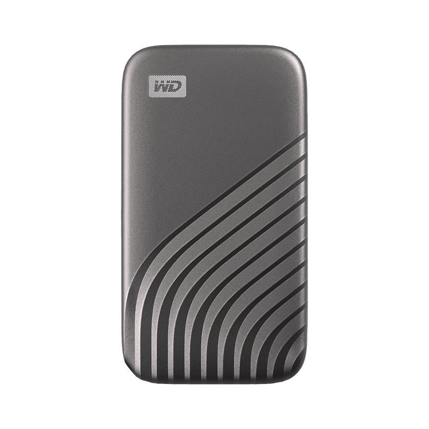External SSD|WESTERN DIGITAL|My Passport|1TB|USB-C|Write speed 1000 MBytes/sec|Read speed 1050 MBytes/sec|WDBAGF0010BGY-WESN - Image 3