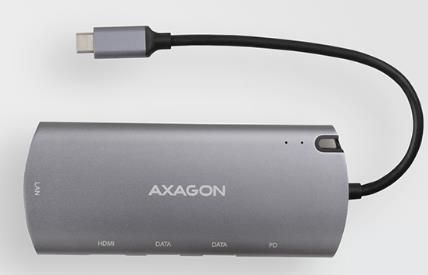 I/O HUB USB-C 6IN1 SATA M.2/0.18M HMC-6M2 AXAGON - Pilt 3