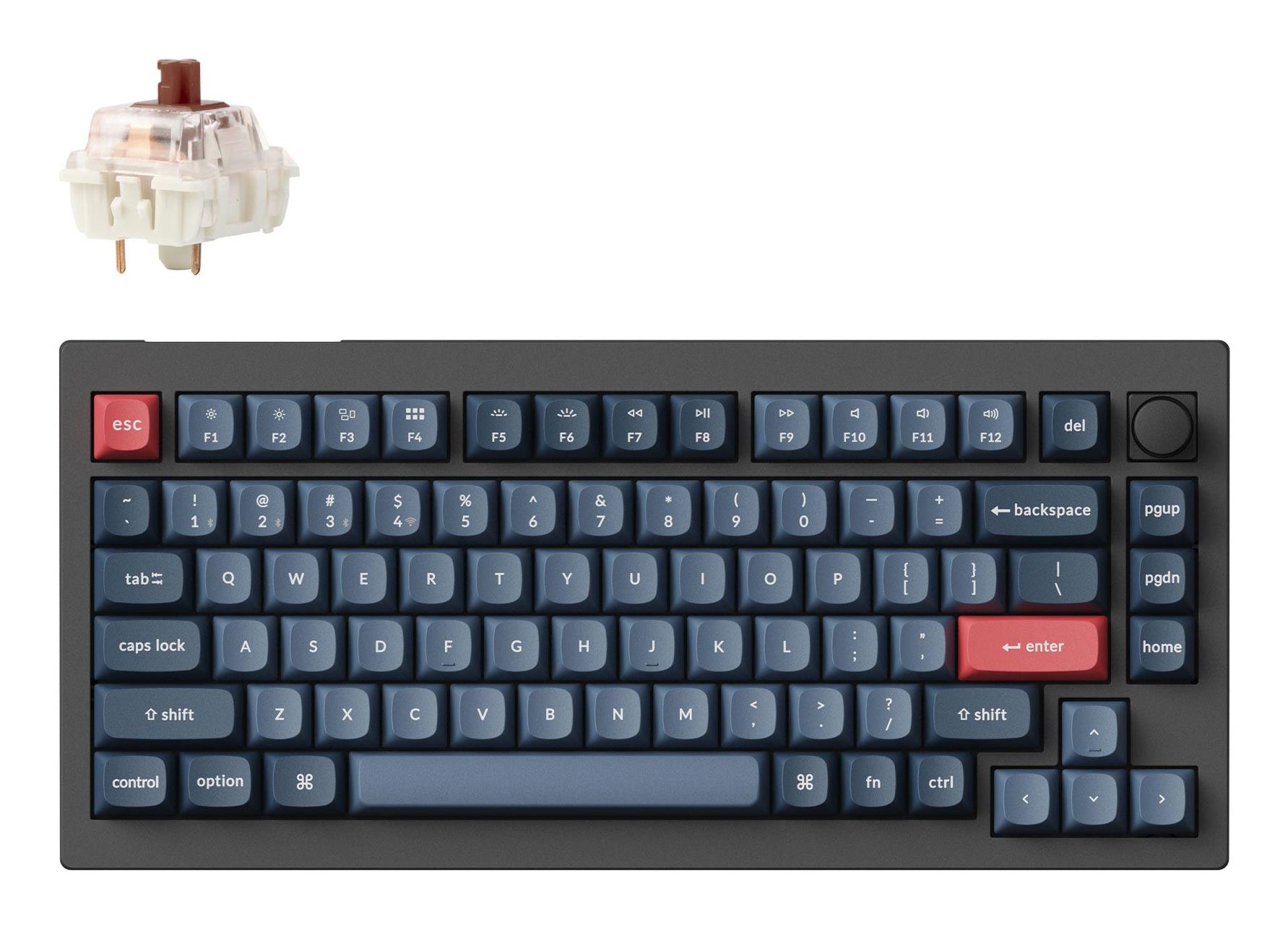 KEYBOARD WRL V1 MAX RGB/CARBON BLACK V1M-D3 KEYCHRON