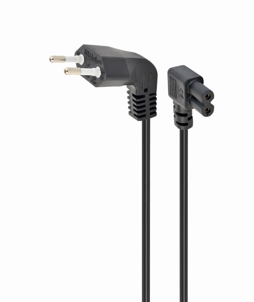 CABLE POWER EU 1M/ANGLED PC-184L GEMBIRD - Pilt 3