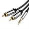 CABLE AUDIO 3.5MM TO 2XRCA/1.5M BCFBG VENTION - Pilt 2