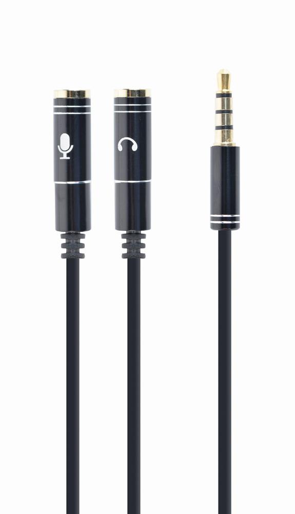 CABLE AUDIO 3.5MM 4-PIN TO/3.5MM S+MIC CCA-417M GEMBIRD - Image 3