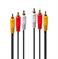 CABLE AUDIO 3XRCA 1V/2XA M/M/1M 35690 LINDY - Image 2