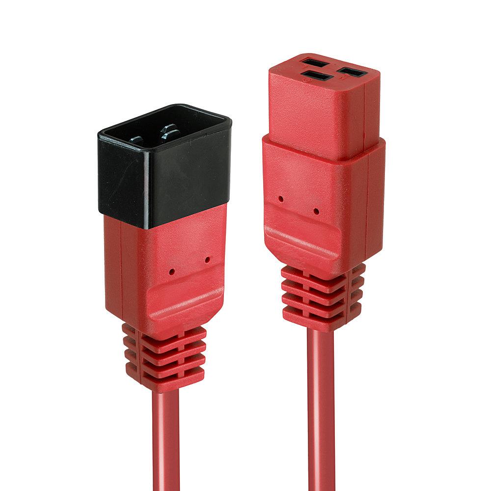 CABLE POWER IEC EXTENSION 2M/RED 30124 LINDY — изображение 3