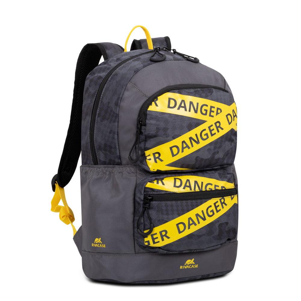 NB BACKPACK URBAN 14L 13.3"/5421 GREY CAMO RIVACASE - Pilt 3