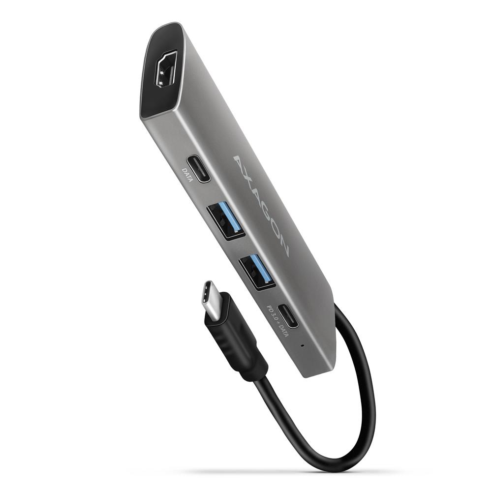 I/O HUB USB-C 5IN1/0.13M HMC-5G22 AXAGON - Pilt 3