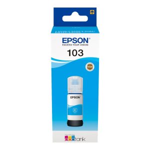 EPSON 103 EcoTank Cyan ink bottle