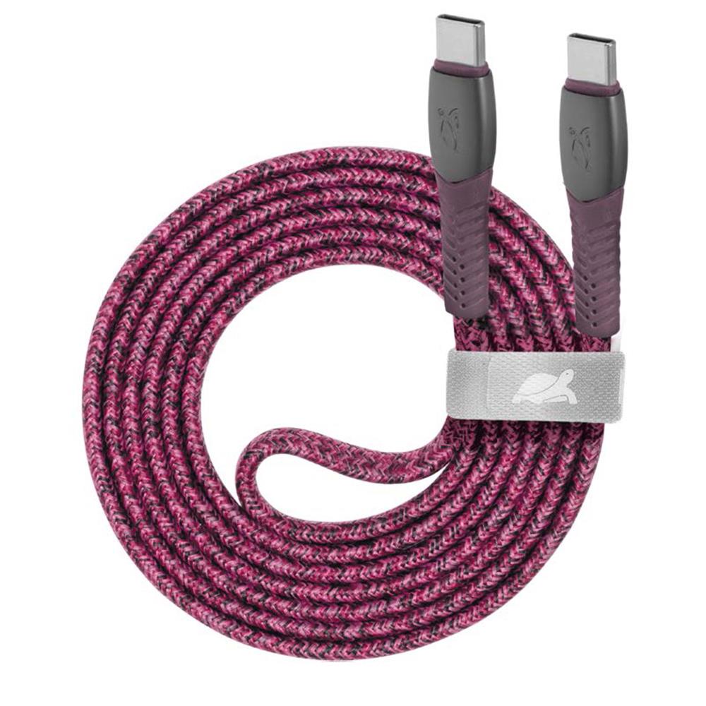 CABLE USB-C TO USB-C 1.2M/RED PS6105 RD12 RIVACASE - Pilt 3