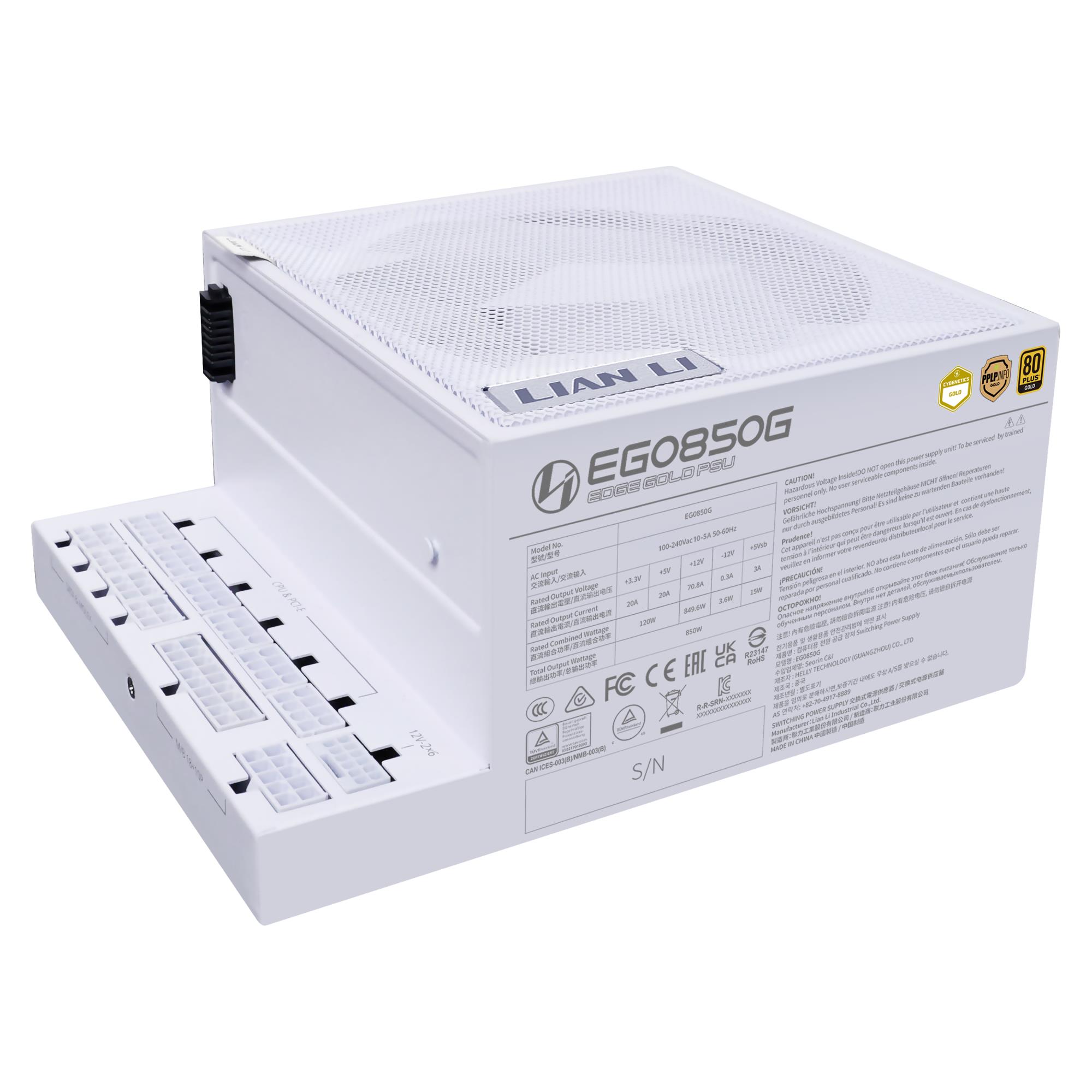 Power Supply|LIAN LI|EDGE GOLD 850|850 Watts|Efficiency 80 PLUS GOLD|PFC Active|G9P.EG0850G.W000.EU — изображение 3