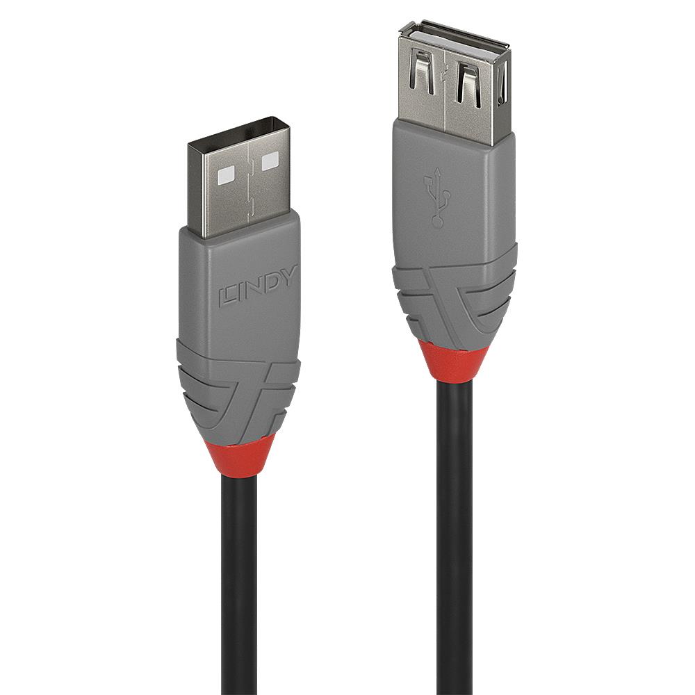 CABLE USB2 TYPE A 1M/ANTHRA 36702 LINDY — изображение 3