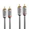 CABLE AUDIO 3.5MM 1M/CROMO 35345 LINDY - Pilt 4