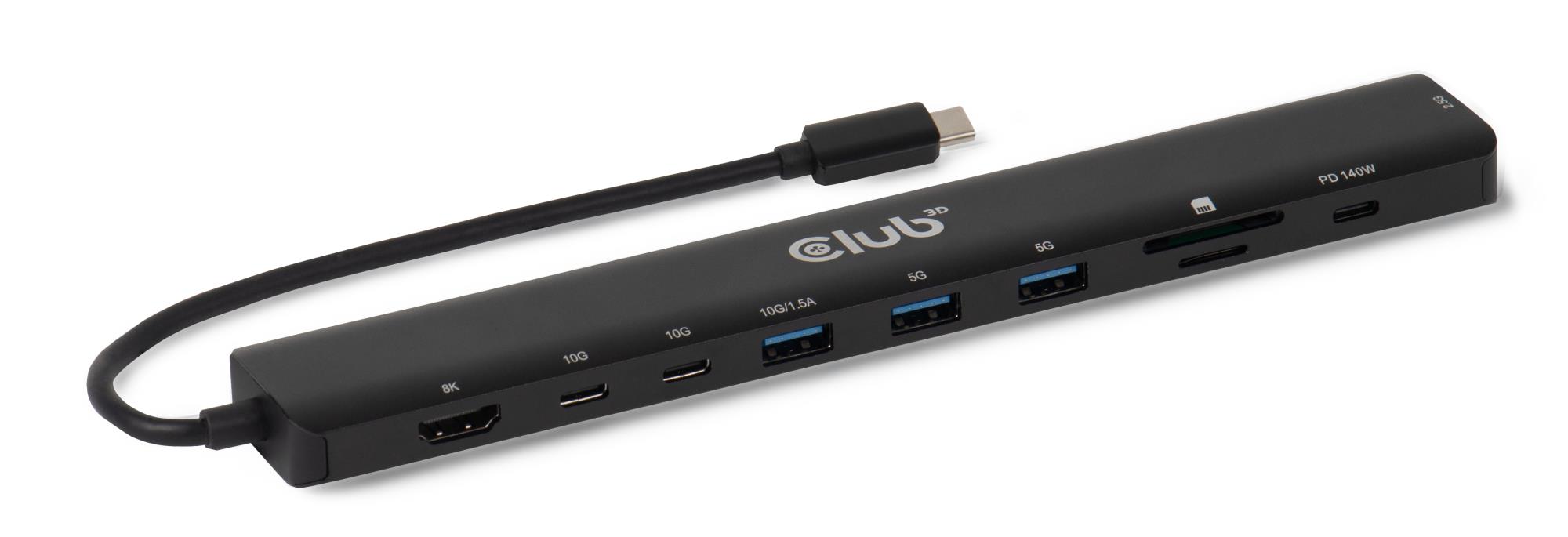 NB ACC DOCKING STATION 10IN1/USB-C 140W CSV-2550 CLUB3D - Image 7