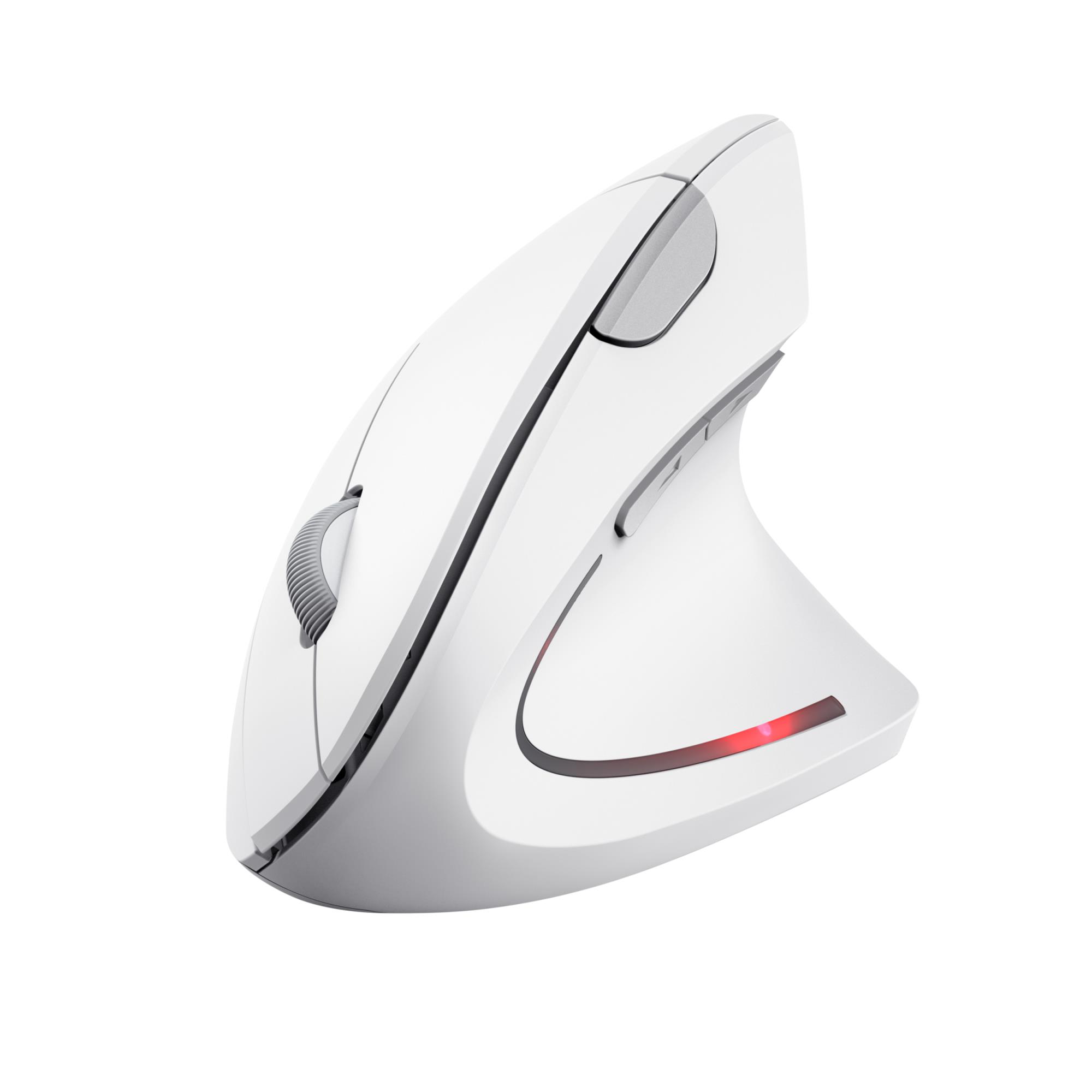 MOUSE USB OPTICAL WRL VERTO/ERGONOMIC WHITE 25132 TRUST — изображение 3
